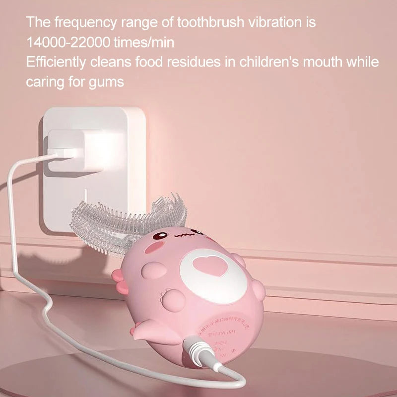 Children U-shaped Electric Toothbrush 360 Degrees Venice Collections