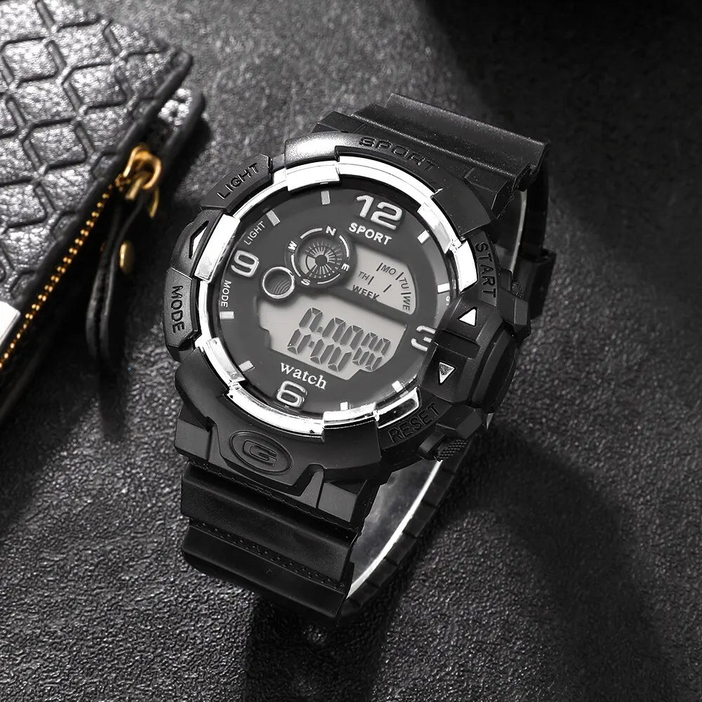 Luminous Men’s Sport Watch – High-End Silicone Strap, Venice Collections