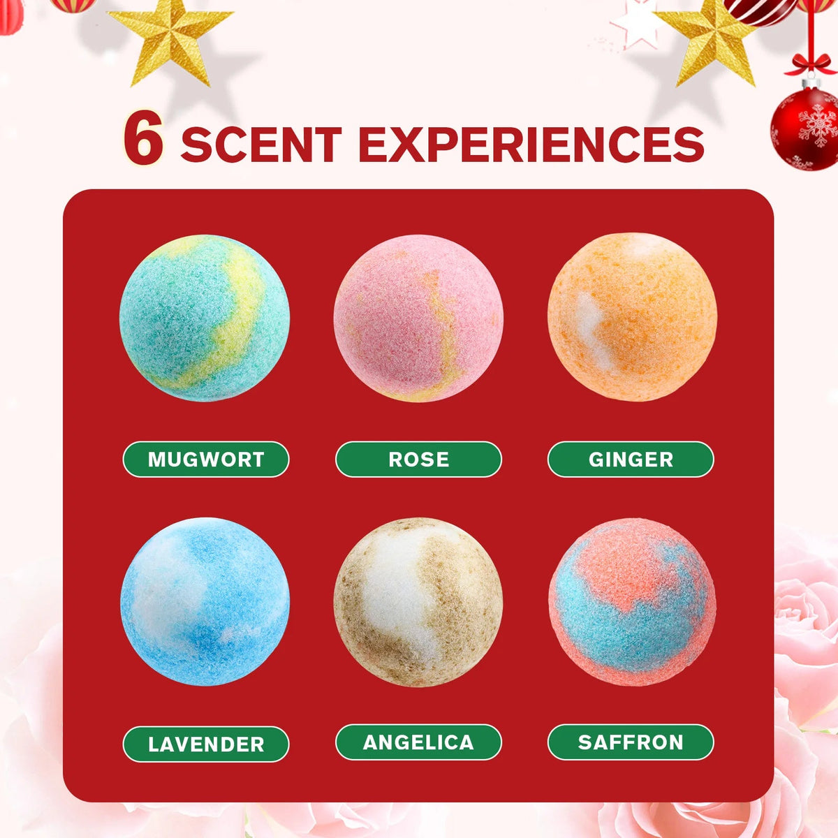 Bath Bomb Set - Sea Salt Bath Softening, Venice Collections