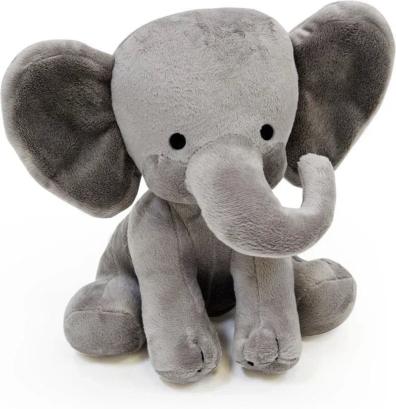 25cm Gray Elephant Plush Toy – Soft Kawaii Stuffed Pillow for Kids & Baby Room Decor Venice Collections