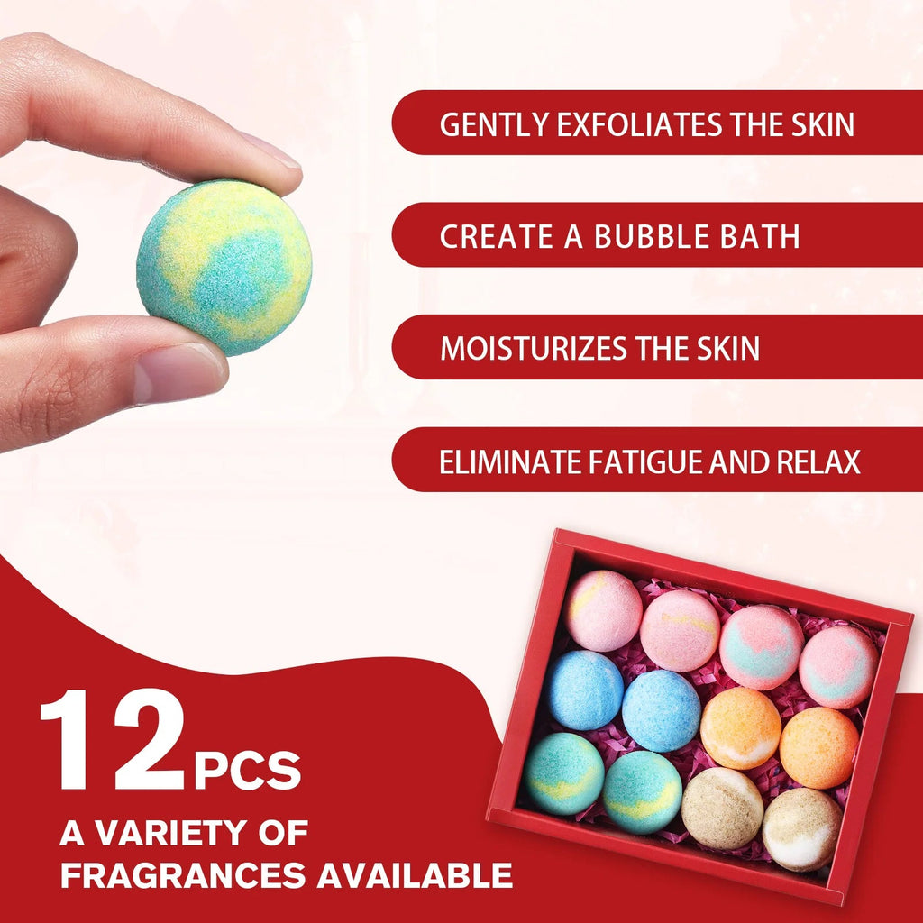 Bath Bomb Set - Sea Salt Bath Softening, Venice Collections