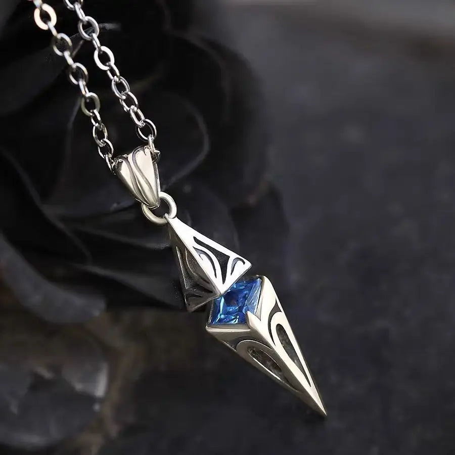 Silver Zircon Pendant Necklace Venice Collections