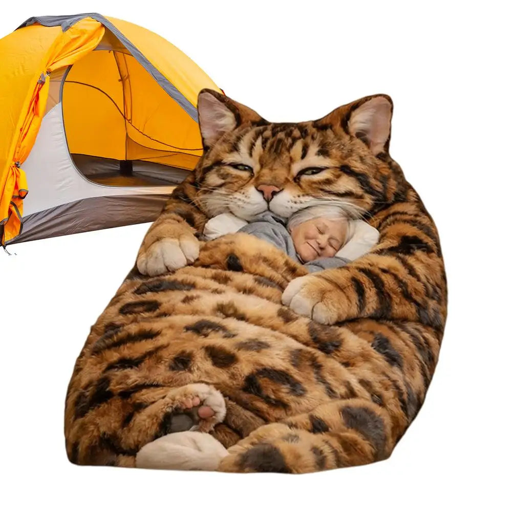 Sleeping Bag Soft Warm Room Decor Cat Venice Collections
