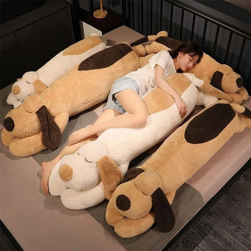 Cute Huge Long Dog Cat Plush Stuffed Animal Super Soft Puppy Hugging Pillow Cushion Decoration Sofa 100/130/150CM Kid Toy Gift Venice Collections