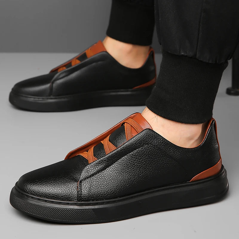 Men's Leather Casual Shoes  quality Sneakers Venice Collections