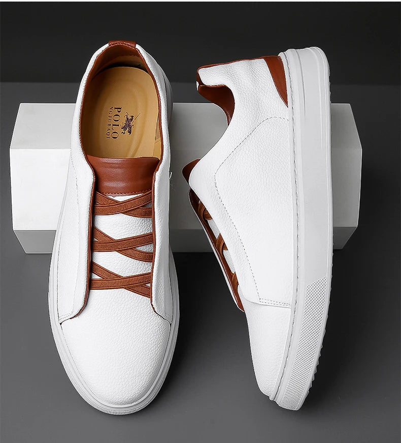 Men's Leather Casual Shoes  quality Sneakers Venice Collections