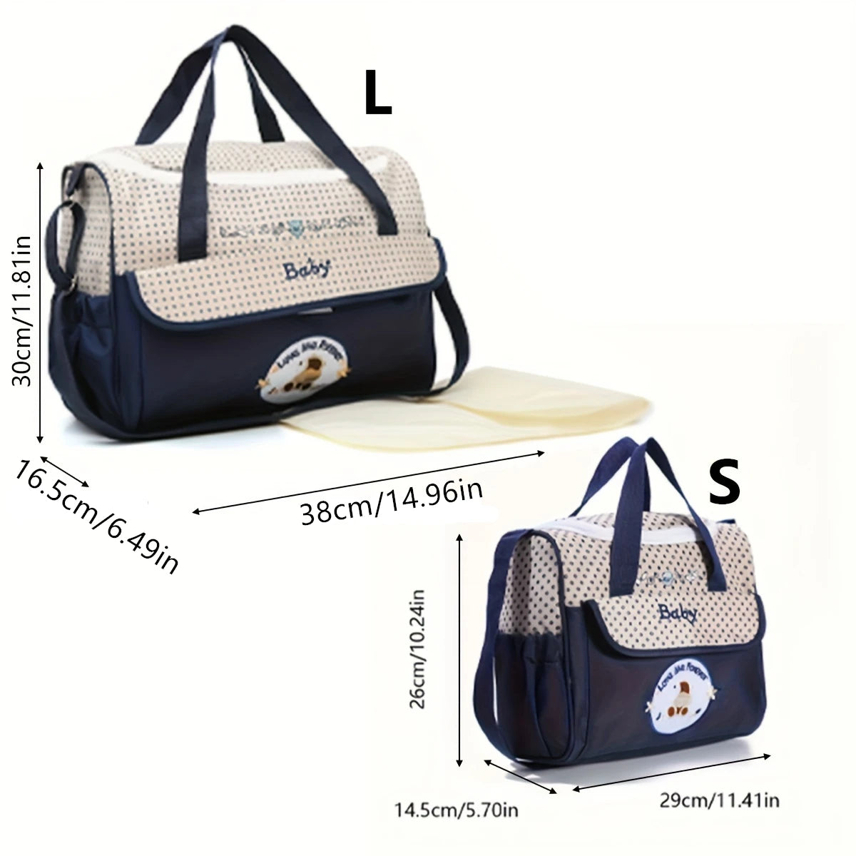 Waterproof Mommy Diaper Bag – Large Cartoon Venice Collections