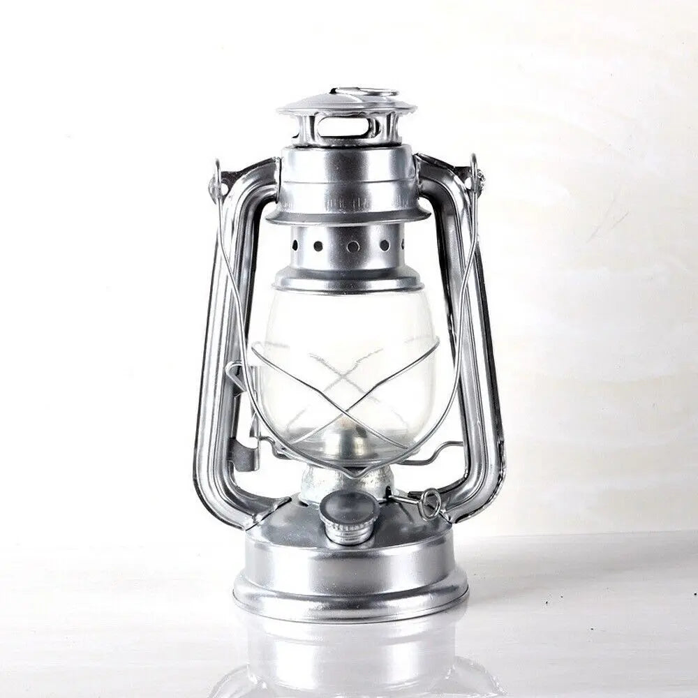 Retro Metal Hurricane Lantern – Handheld Outdoor Venice Collections