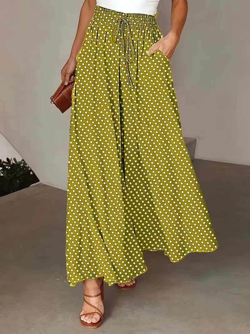 Summer Bohemian Wide-Leg Pants Venice Collections