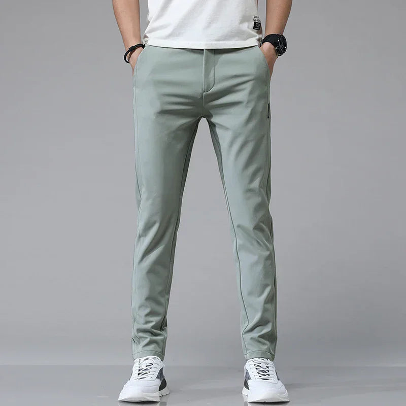 Stretch Slim Straight Casual Pants High Quality Venice Collections