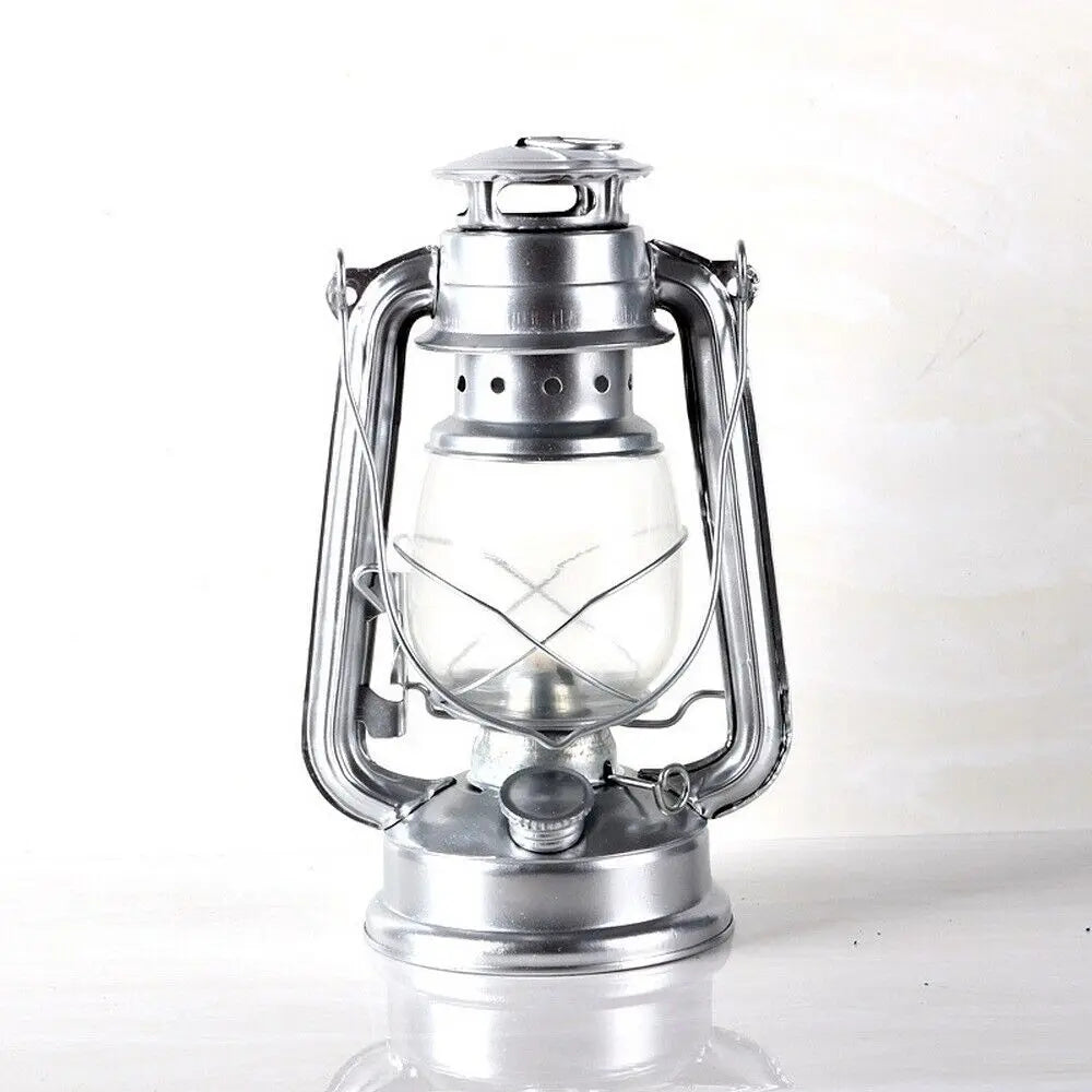 Retro Metal Hurricane Lantern – Handheld Outdoor Venice Collections