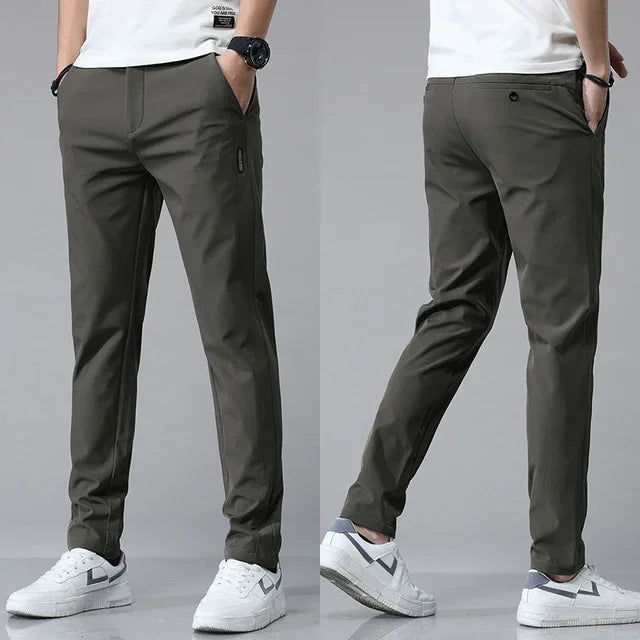 Stretch Slim Straight Casual Pants High Quality Venice Collections
