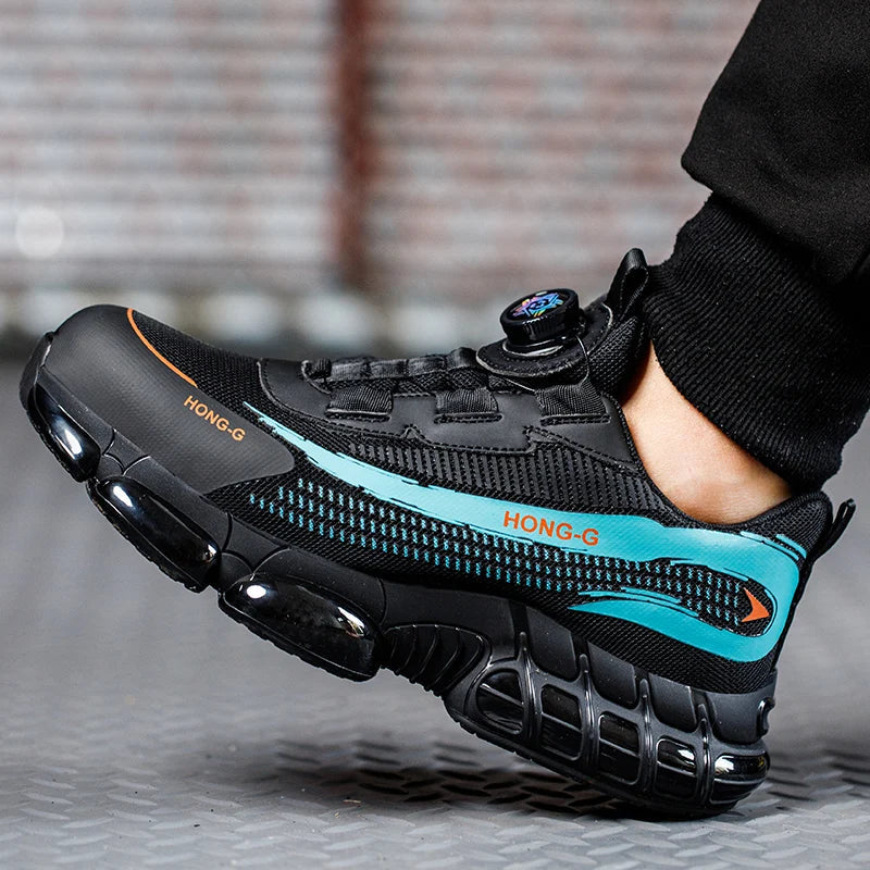 Men’s Safety Shoes – Breathable, Elastic, Odor-Resistant Work Boots Venice Collections
