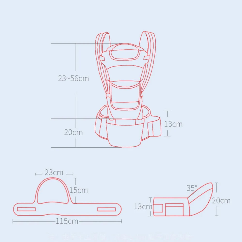 Newborn Ergonomic Baby Carrier Backpack Infant Baby Venice Collections