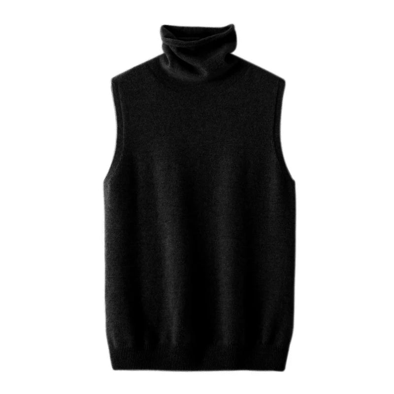 Turtleneck Wool Vest Venice Collections