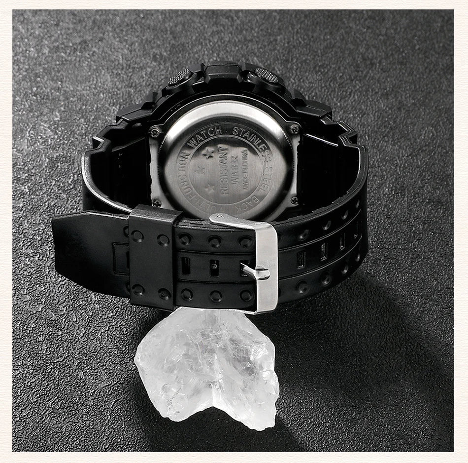Luminous Men’s Sport Watch – High-End Silicone Strap, Venice Collections