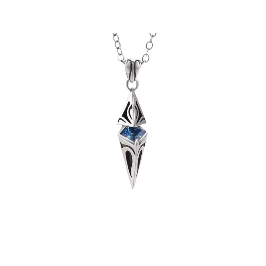 Silver Zircon Pendant Necklace Venice Collections