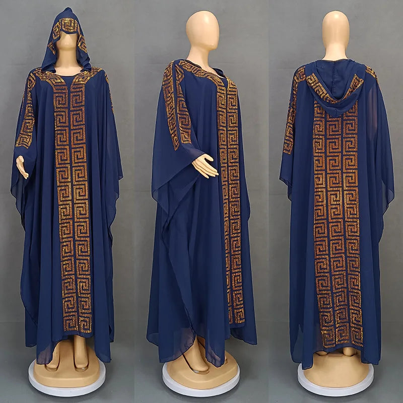 2026 Abayas for Women Dubai Luxury African Muslim Fashion Dress Caftan Wedding Party Dresses Boubou Robe African Clothing Venice Collections