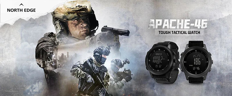 Men's sport Digital watch Hours Running Swimming Military Army watches Altimeter Barometer Compass waterproof 50m Venice Collections