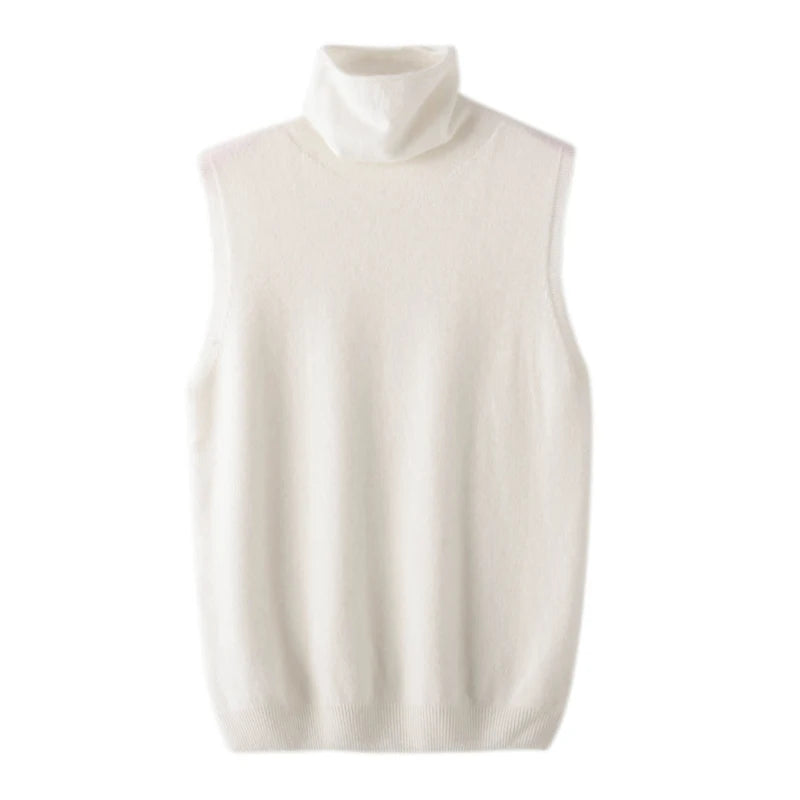 Turtleneck Wool Vest Venice Collections