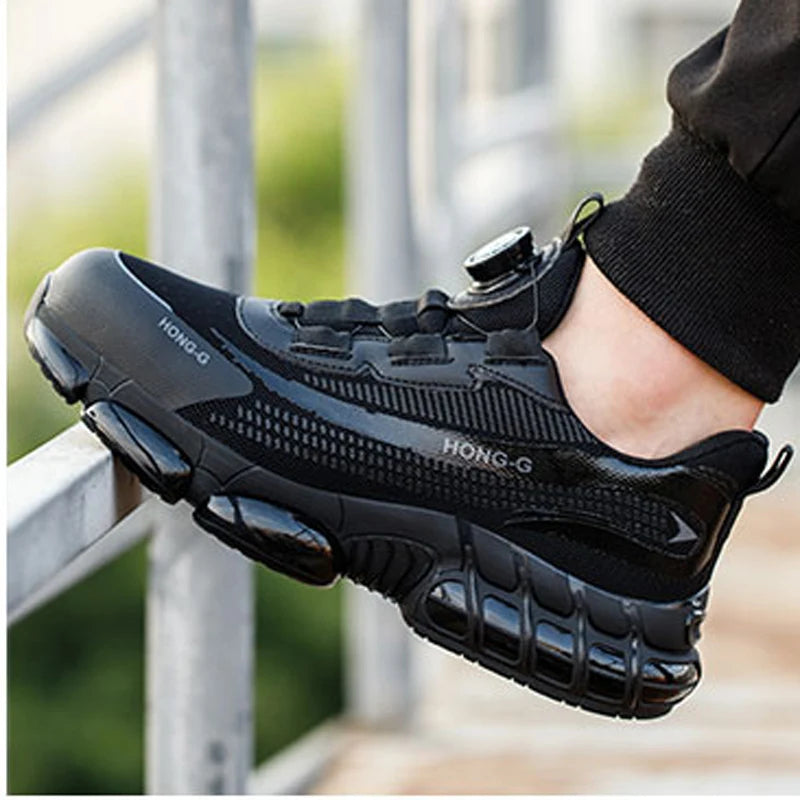 Men’s Safety Shoes – Breathable, Elastic, Odor-Resistant Work Boots Venice Collections