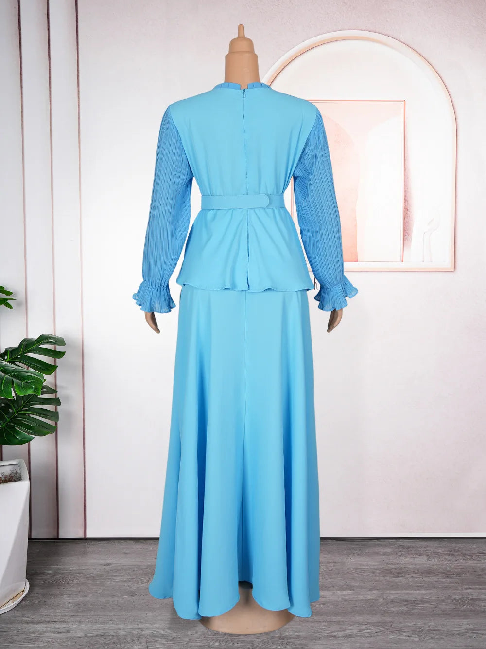 Fashion African Party Dresses for Women New Fashion Ankara Dashiki Chiffon Wedding Gown Elegant Outfits Muslim Dress Abaya Robe Venice Collections