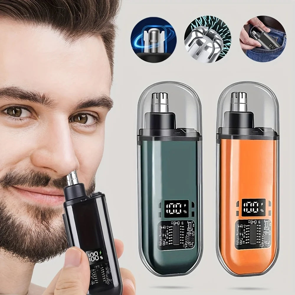 Men’s USB Rechargeable Nose & Ear Hair Trimmer – Portable Venice Collections