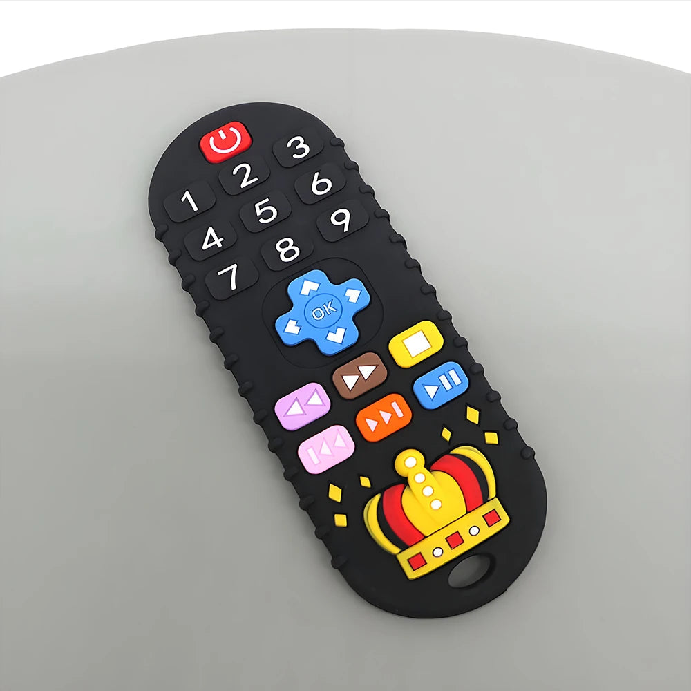 Baby Silicone Teether Set – Remote Control Style Anti-Chew Gloves & Pacifier Toy Venice Collections