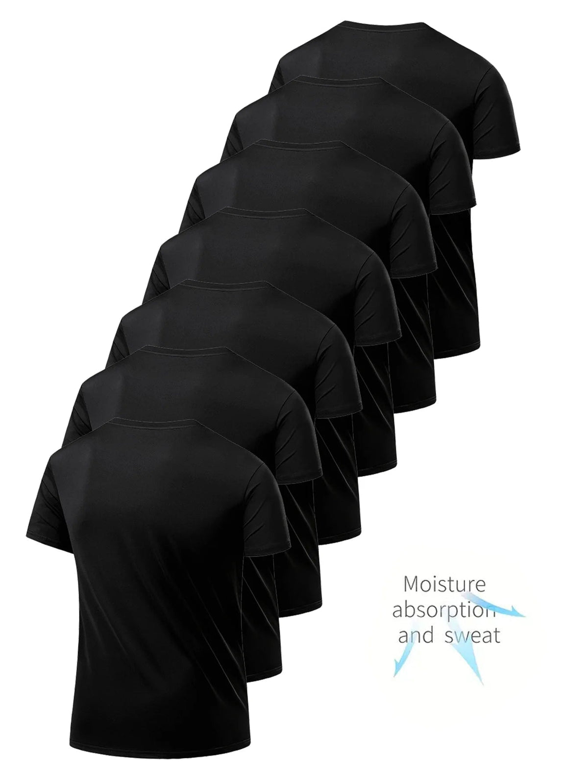Men’s Black Round Neck T-Shirt Venice Collections