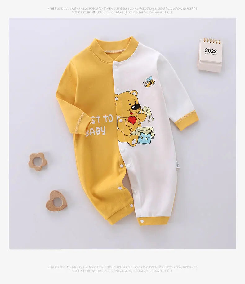 Baby Koala Jumpsuit – Soft Breathable Cotton One-Piece Venice Collections