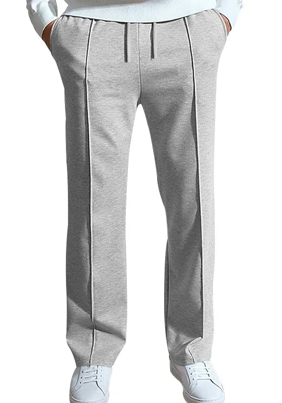 Casual Solid Color Pants – Loose Straight Fit Venice Collections