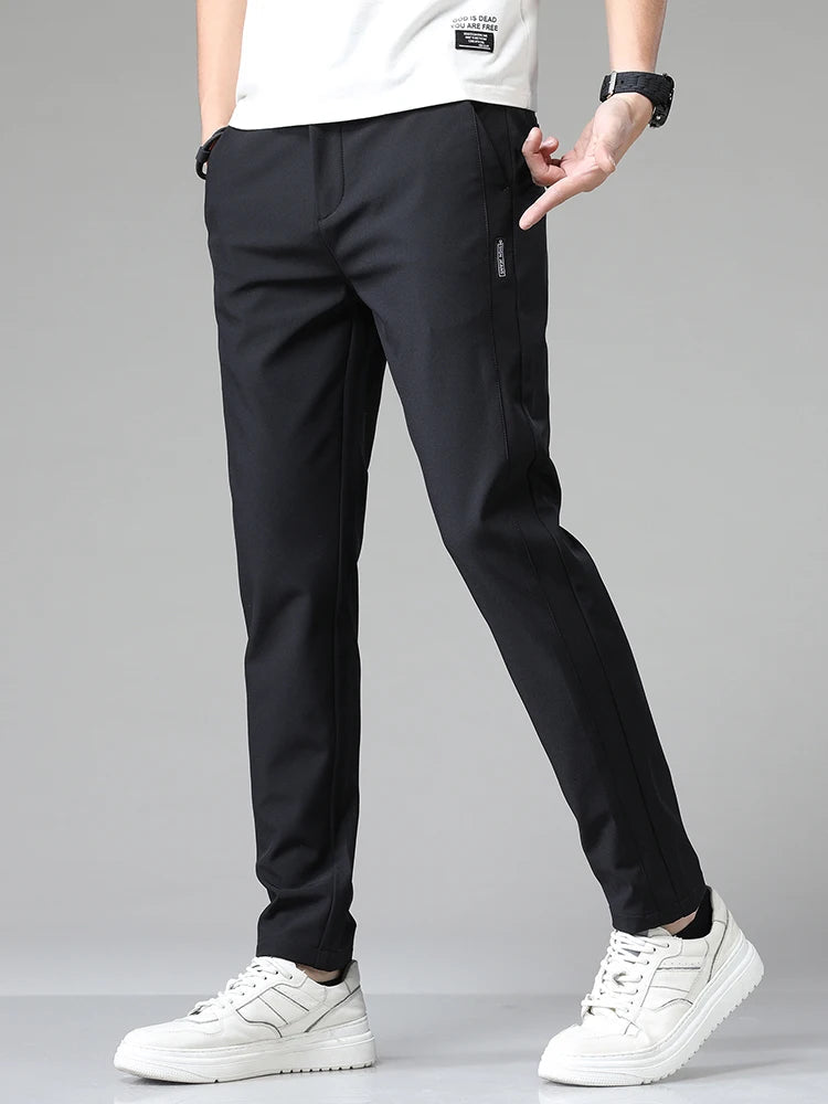 Stretch Slim Straight Casual Pants High Quality Venice Collections
