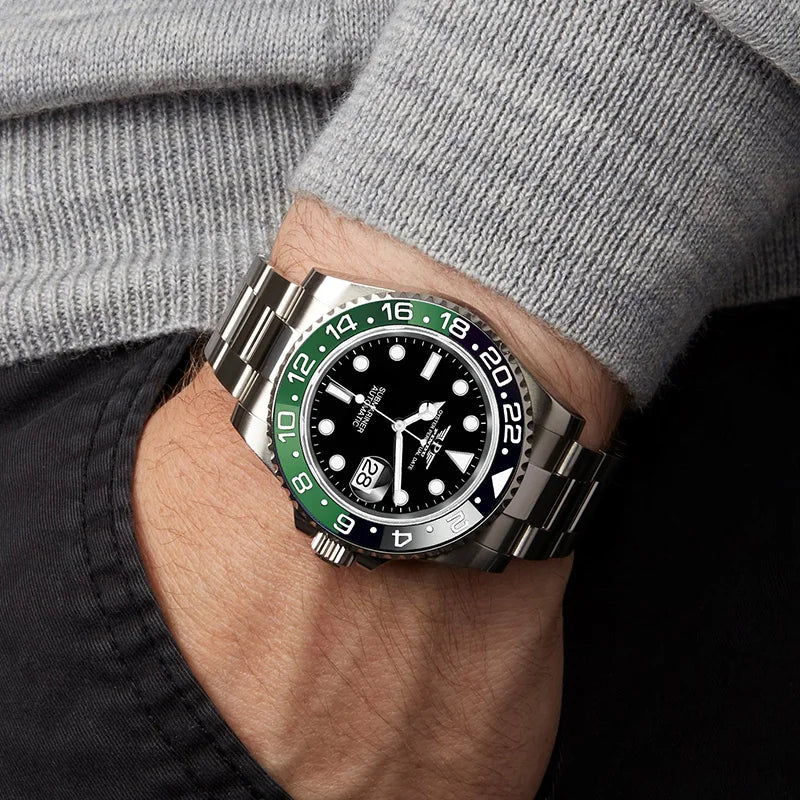 Reloj Hombre PINDU DESIGN Water Ghost Yacht Men Mechanical Wristwatch 40MM Luxury Ceramic Automatic Watch For Men Relogios Venice Collections
