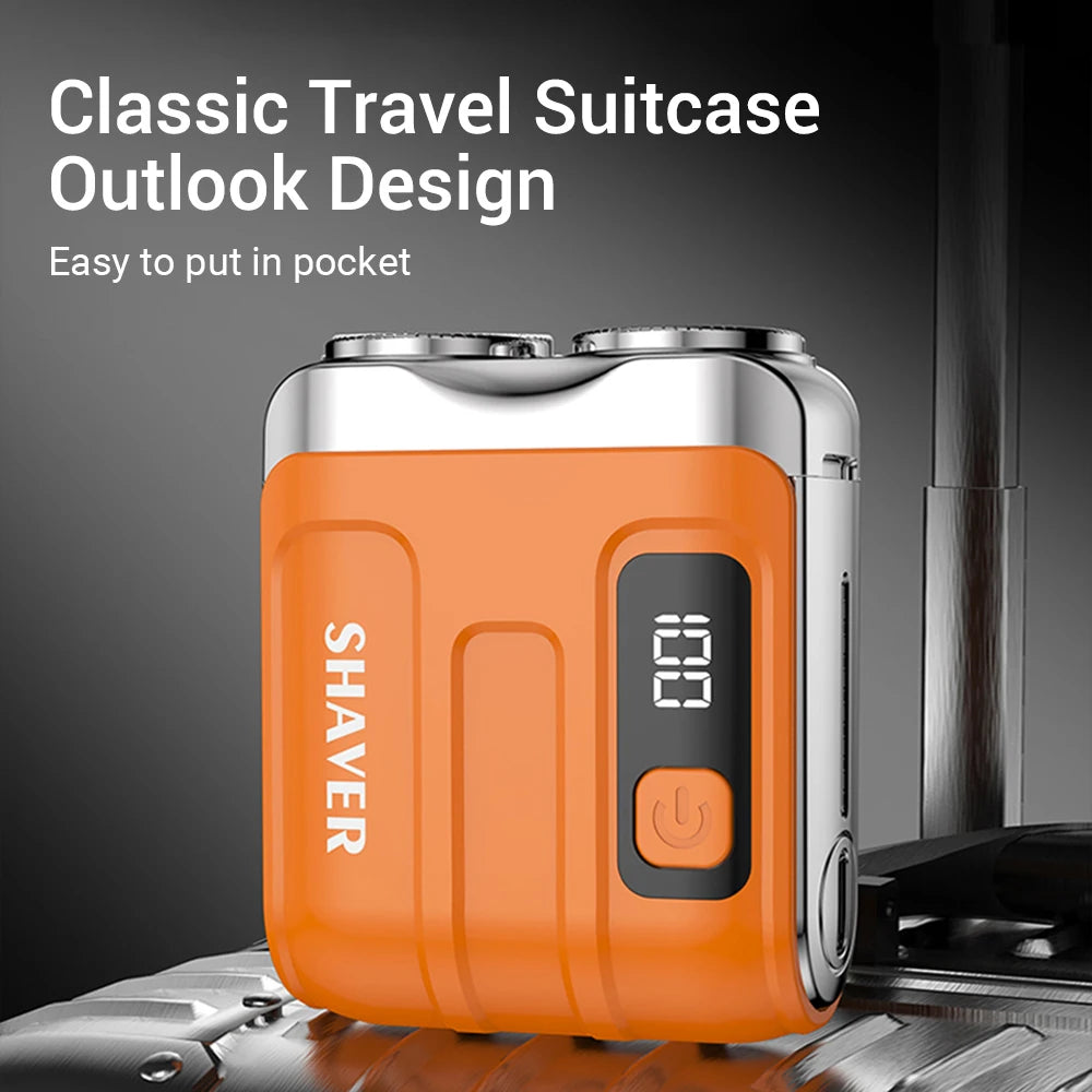 Waterproof Electric Smart Shaver Travel Razor Mini Dual Blade Shaver Venice Collections