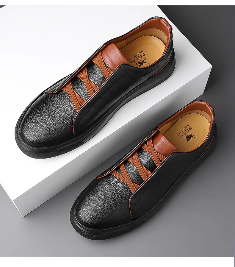 Men's Leather Casual Shoes  quality Sneakers Venice Collections