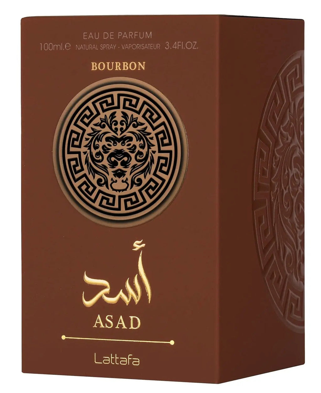Lattafa Asad Bourbon for Unisex Eau de Parfum Spray, 3.4 Ounce / 100 ml Venice Collections