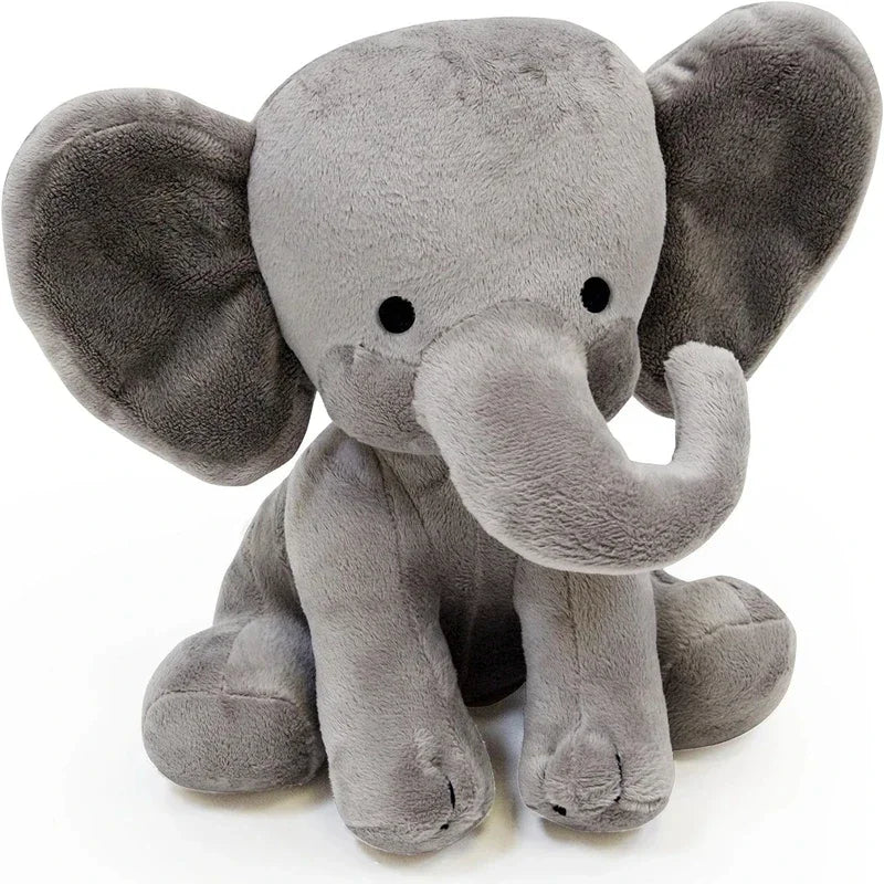 25cm Gray Elephant Plush Toy – Soft Kawaii Stuffed Pillow for Kids & Baby Room Decor Venice Collections
