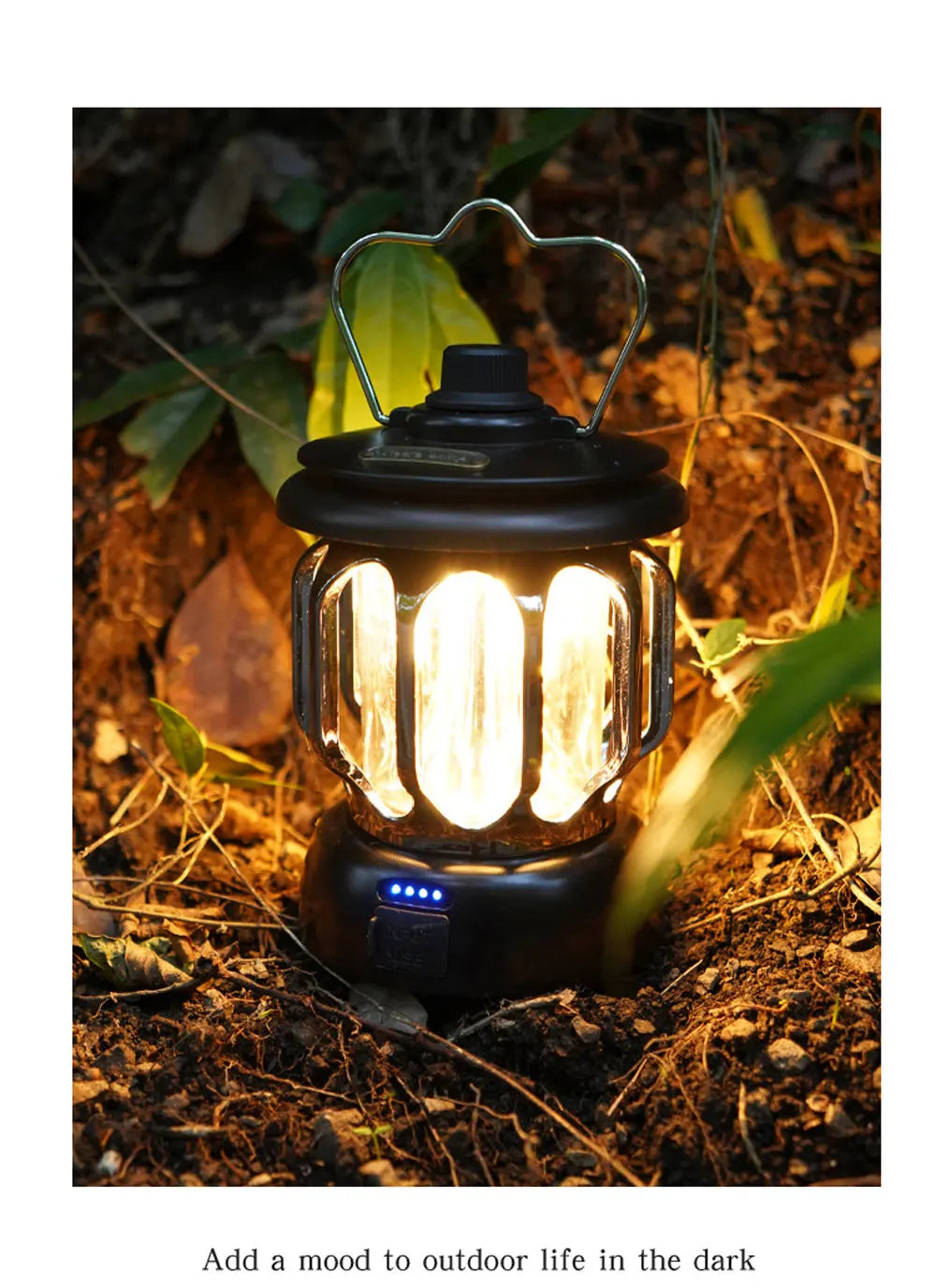 Retro Portable Camping Lantern – 6000mAh, 3 Modes, Vintage Outdoor Light Venice Collections