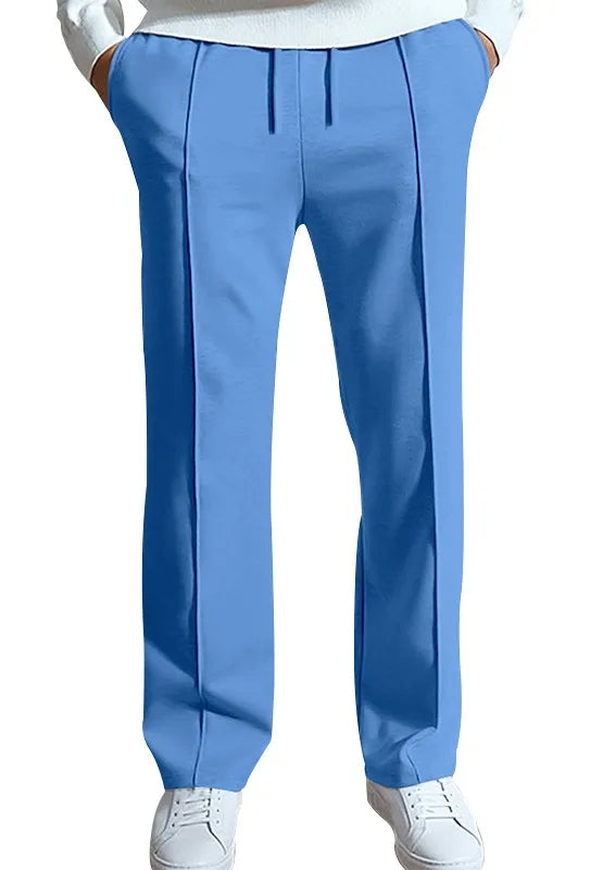 Casual Solid Color Pants – Loose Straight Fit Venice Collections