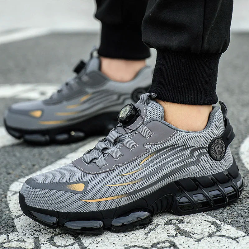 Men’s Safety Shoes – Breathable, Elastic, Odor-Resistant Work Boots Venice Collections