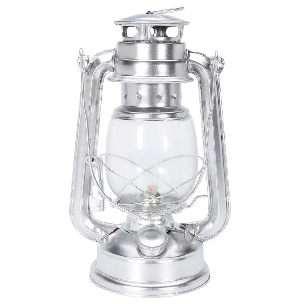 Retro Metal Hurricane Lantern – Handheld Outdoor Venice Collections