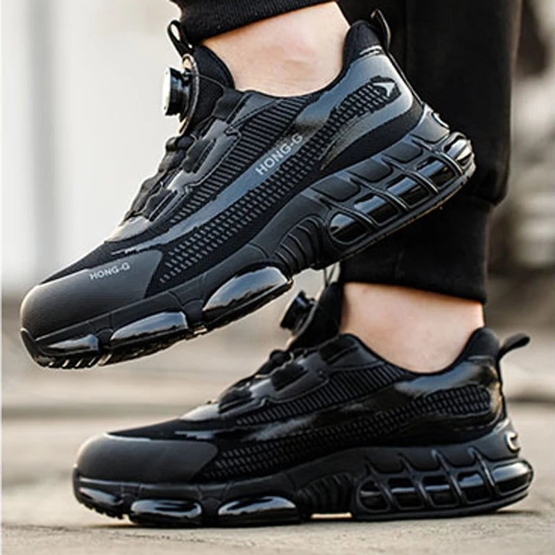 Men’s Safety Shoes – Breathable, Elastic, Odor-Resistant Work Boots Venice Collections