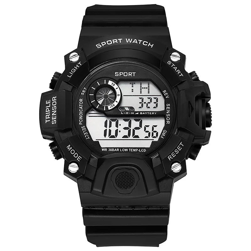 Men's Watch Sports Electronic Wristwatch Large dial Multifunctional Waterproof Venice Collections