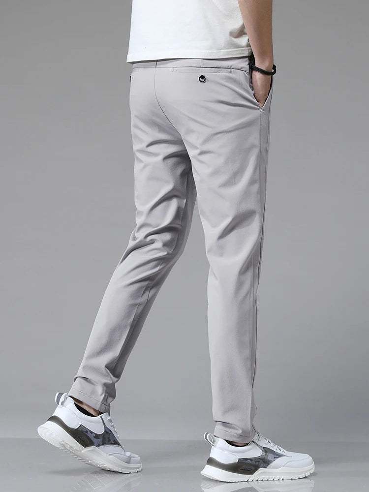 Stretch Slim Straight Casual Pants High Quality Venice Collections