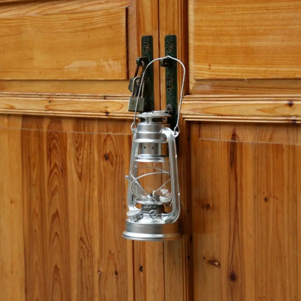 Retro Metal Hurricane Lantern – Handheld Outdoor Venice Collections