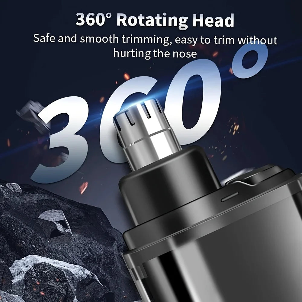 Men’s USB Rechargeable Nose & Ear Hair Trimmer – Portable Venice Collections