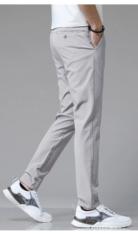 Stretch Slim Straight Casual Pants High Quality Venice Collections