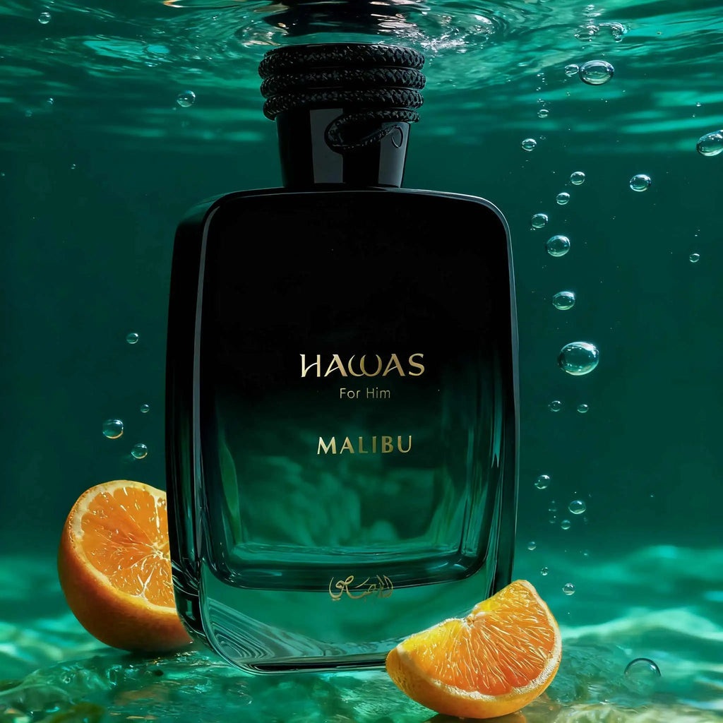HAWAS MALIBU Men’s Perfume 3.4 FL OZ | Citrus Fragrance Eau de Parfum for Stylish Men Venice Collections