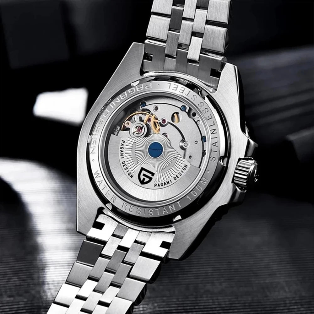 PAGANI DESIGN V3 Version GMT Watches Men's Luxury Sapphire Automatic Mechanical Watch 40MM Stainless Steel Waterproof Watch Venice Collections