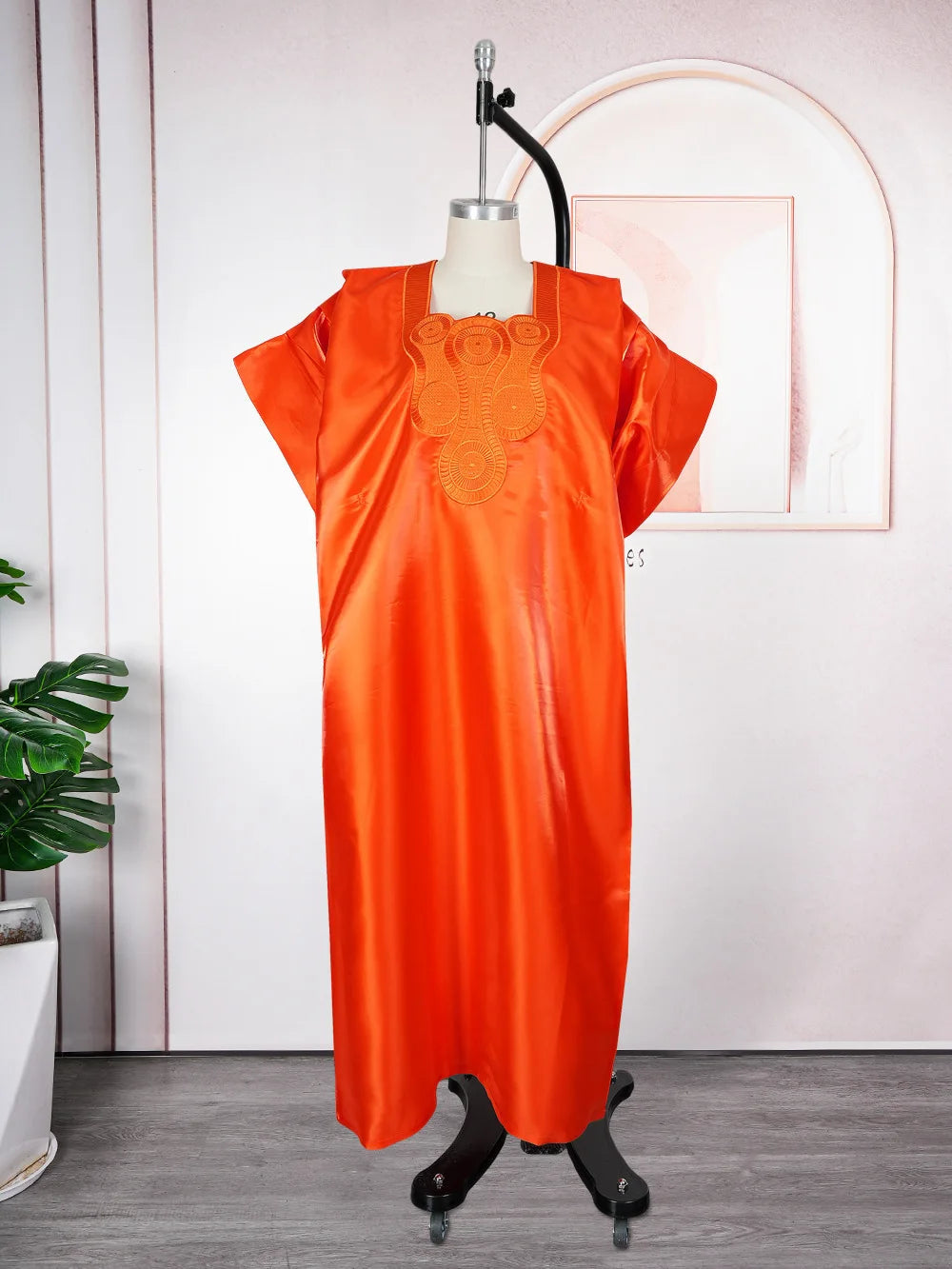 Women’s Dubai Style Satin Caftan – Modest Luxury Evening Dress 2026 Venice Collections